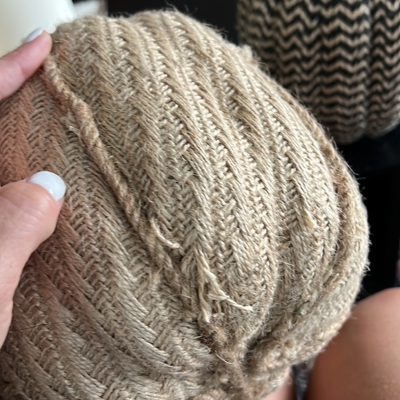 Natural Fiber set of 2 Pumpkins - Picture 7 of 7